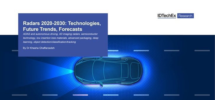 IDTechEx Report: Radars 2020-2030: Technologies, Future Trends, Forecasts