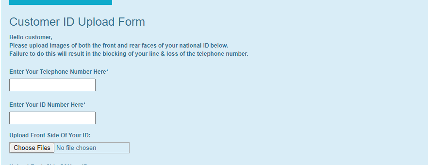 How To Update Your Telkom Kenya SIM Details Online