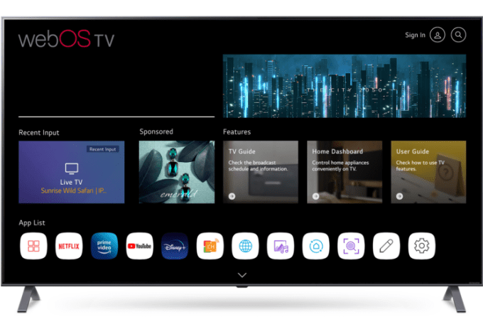 LG Launches webOS Hub For Third Party Smart TV Partners